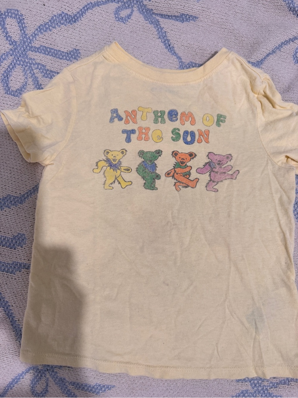 Old Navy Yellow Kids Graphic Tee with Dancing Bears